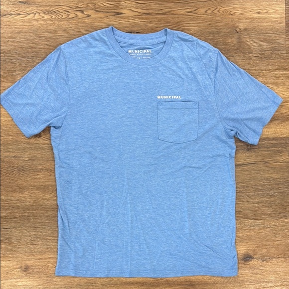 Municipal Blue Men's T-Shirt - Picture 1 of 4